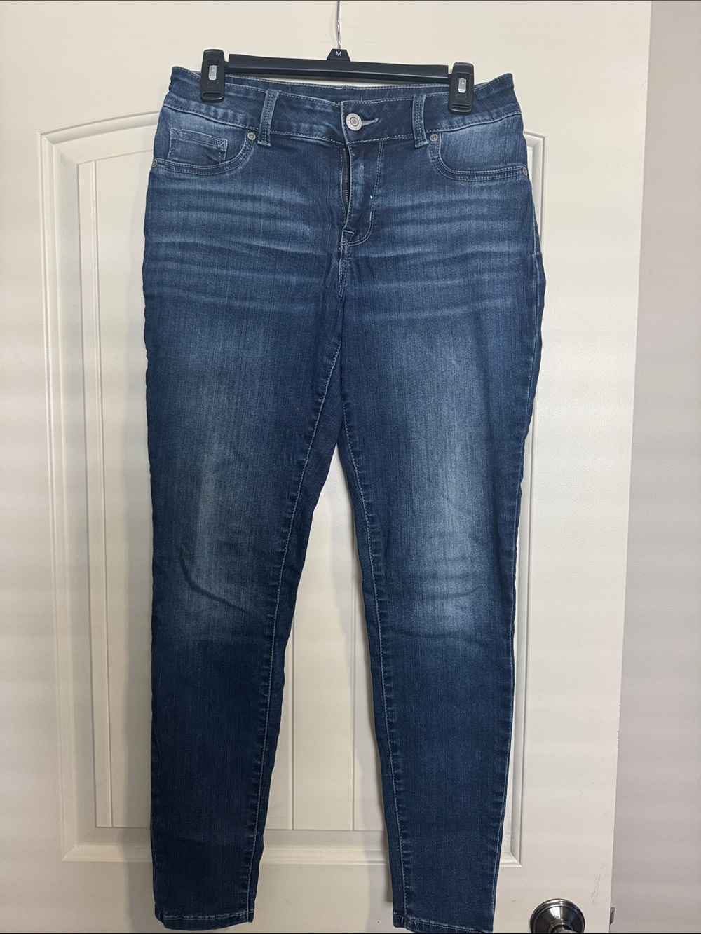 Women's Dark Indigo Stretch Skinny Jeans